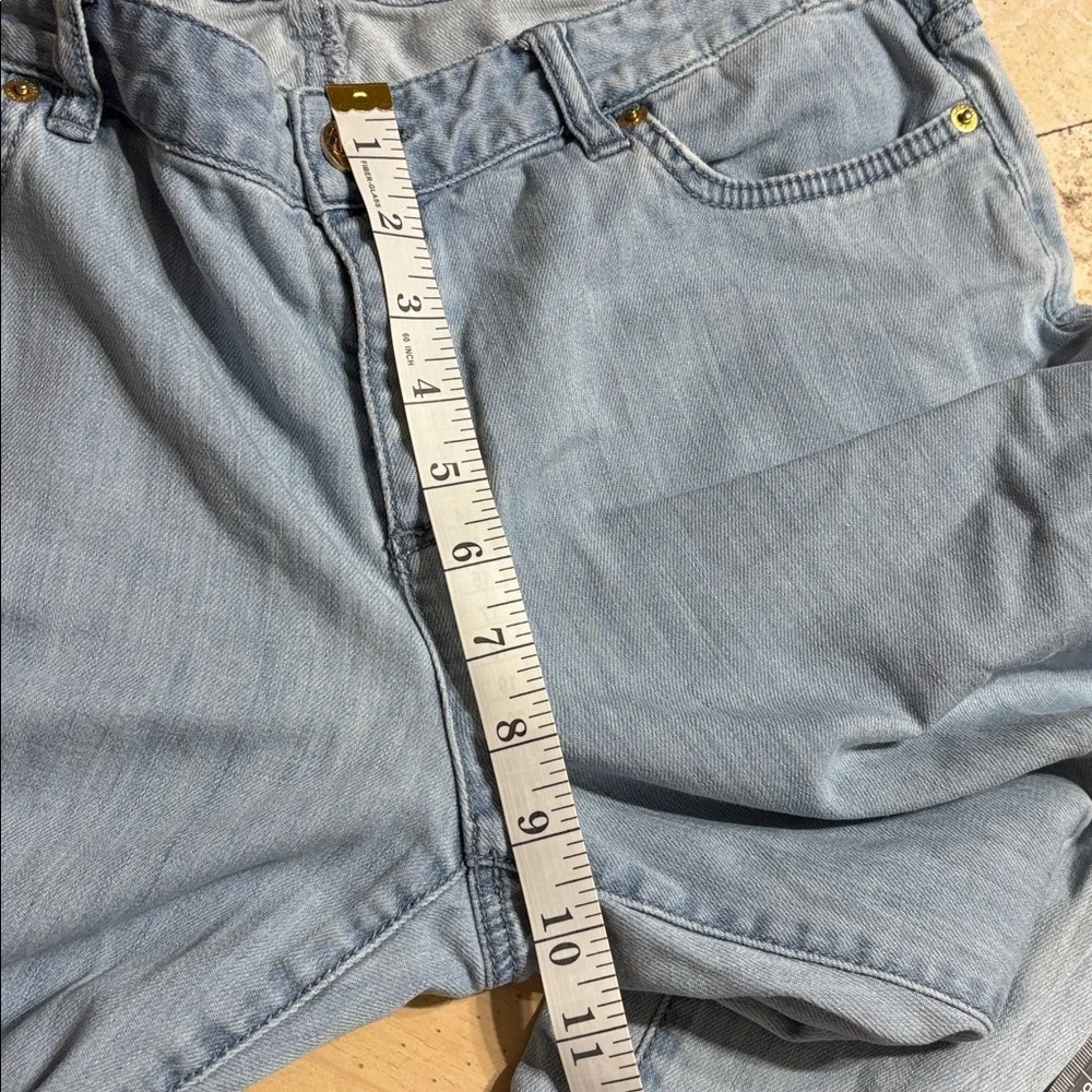 Michael Kors Light Blue Flare Jeans
